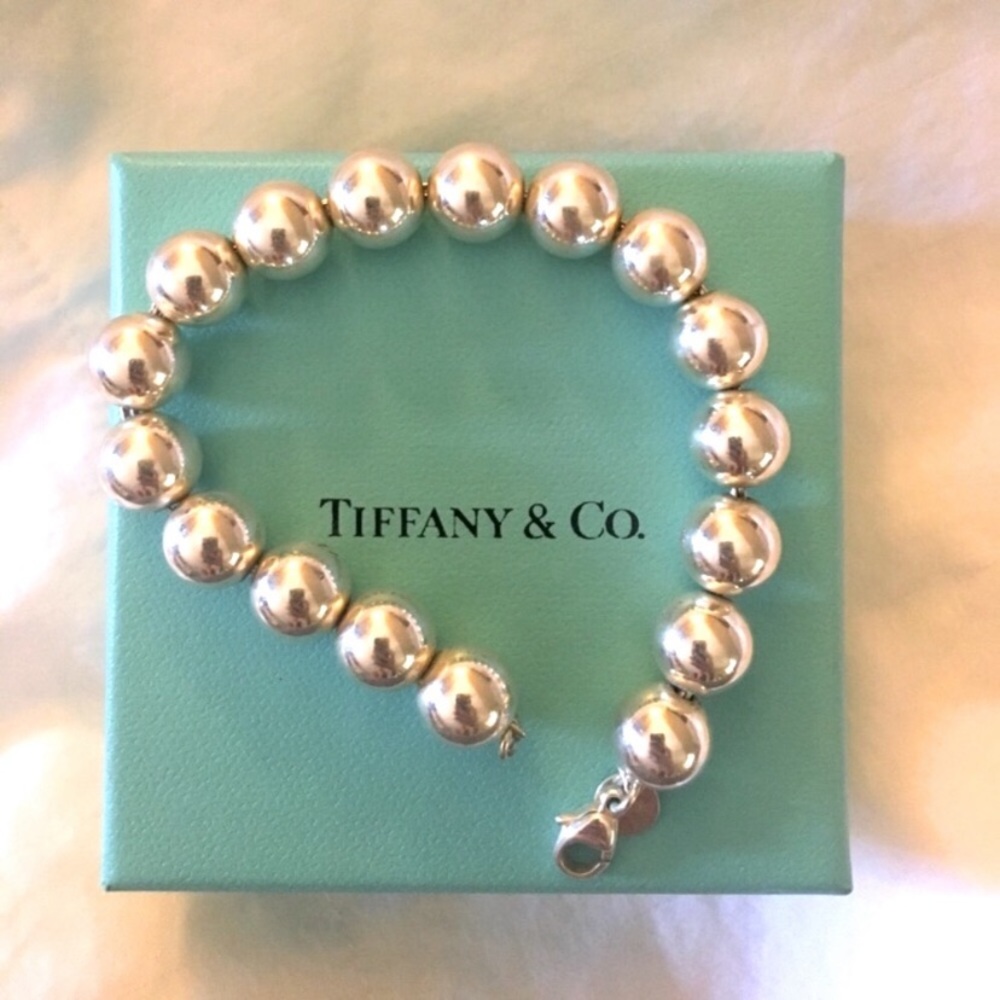 SHINY Tiffany & Co. Larger RARE Ball Bracelet 😍😍